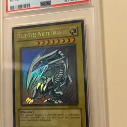 2002 SDK YU-GI-OH Blue Eyes White Dragon SDK-001 Ultra Rare PSA 8 - Image 5