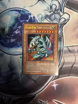 (WNR) YuGiOh TCG Blue-Eyes Toon Dragon MRL-000 Unlimited Secret Rare LP/VLP - Image 1