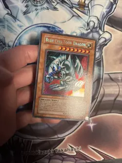 (WNR) YuGiOh TCG Blue-Eyes Toon Dragon MRL-000 Unlimited Secret Rare LP/VLP - Image 2