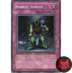 Yugioh Robbin' Goblin SD7-EN029 Common 1st Edition NM - Image 1