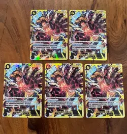 One Piece OP10-118 Monkey.D.Luffy SEC (Lot of 5 cards) NM English - Image 1