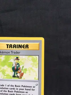 Pokemon Cards: Base Set 1st Edition Rare: Pokemon Trader 77/102 - Image 3