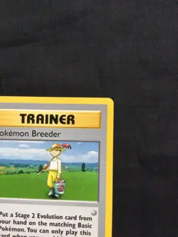 Pokemon Cards: Base Set 1st Edition Rare: Pokemon Breeder 76/102 - Image 3