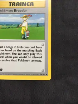 Pokemon Cards: Base Set 1st Edition Rare: Pokemon Breeder 76/102 - Image 4
