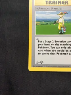 Pokemon Cards: Base Set 1st Edition Rare: Pokemon Breeder 76/102 - Image 5