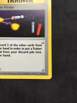 Pokemon Cards: Base Set 1st Edition Rare: Item Finder 74/102 - Image 4