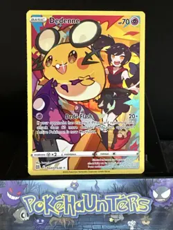 Pokemon Card Dedenne TG07/TG30 Brilliant Stars Trainer Gallery Full Art NM - Image 1
