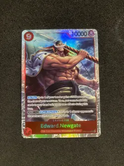 Edward. Newgate OP02-004 one piece card game English SR holo - Image 1