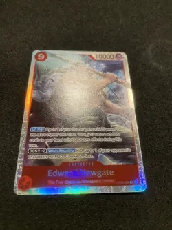 Edward. Newgate OP02-004 one piece card game English SR holo - Image 2