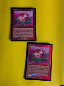 Rupture x2 Sorcery MTG 2 Card. OLD VINTAGE FOIL. NEMESIS. - Image 1