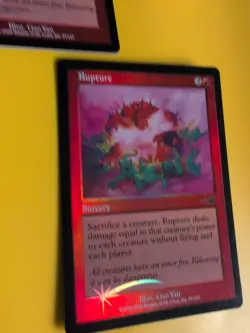 Rupture x2 Sorcery MTG 2 Card. OLD VINTAGE FOIL. NEMESIS. - Image 4