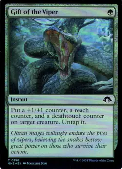 MTG Gift of the Viper (156) | NM Foil | Modern Horizons 3 {MH3} - Image 2