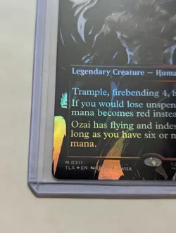 MTG Ozai, the Phoenix King 0311 Borderless Foil Avatar Last Airbender Magic TLA - Image 5