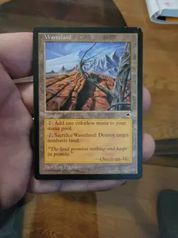 MTG: Wasteland Tempest 1997 Card Regular Magic The Gathering - Image 1