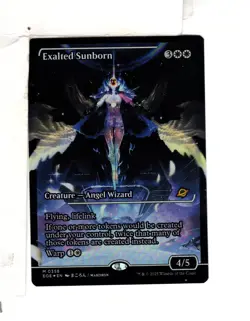 MTG SkeenAB Exalted Sunborn SHOWCASE FOIL from EOE. NM. - Image 1