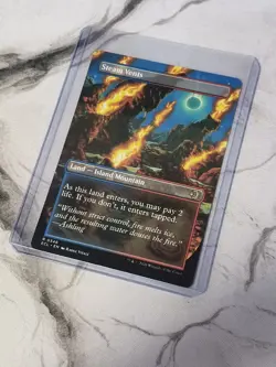 Steam Vents (BORDERLESS/REVERSIBLE) - Lorwyn Eclipsed (MTG) - Pack Fresh Mint - Image 2