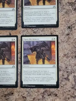 MTG 1x Open The Armory uncommon Shadows Innistrad NM Commander EDH Tutor - Image 5