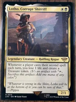 Lotho, Corrupt Shirriff Universes Beyond: the Lord of the Rings: MTG Regular - Image 1