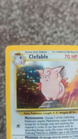 Clefable 17/64 Jungle Holo Pokemon TCG Vintage Card - Image 2