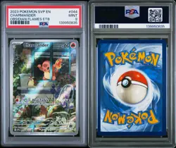 2023 POKEMON SVP EN-SV BLACK STAR PROMO #044 CHARMANDER PSA 9 - Image 3