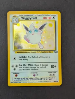 Wigglytuff 16/64 Jungle Holo Pokemon TCG Vintage Card - Image 1