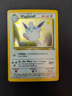 Wigglytuff 16/64 Jungle Holo Pokemon TCG Vintage Card - Image 3