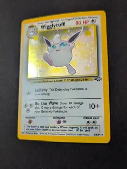 Wigglytuff 16/64 Jungle Holo Pokemon TCG Vintage Card - Image 5