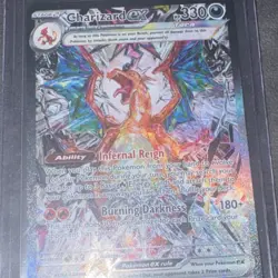 Pokemon Charizard ex Tera Holo Special Illustration Rare Obsidian Flames 223/197 - Image 1