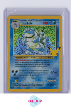TURTOK POKEMON 2/102 2021 CELEBRATIONS HOLO DEUTSCH - Image 1