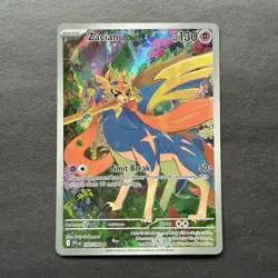 Pokemon Zacian 100/094 Me02: Phantasmal Flames Holo Illustration Rare English - Image 1