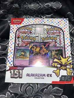 Pokemon TCG: Scarlet & Violet—151 Collection—Alakazam ex NEW SEALED - Image 1