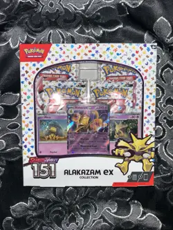 Pokemon TCG: Scarlet & Violet—151 Collection—Alakazam ex NEW SEALED - Image 2