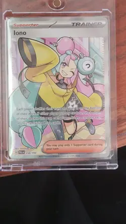 Pokemon TCG Iono 254/193 Sv02: Paldea Evolved Ultra Rare Holo - Image 1