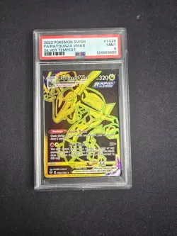 PSA 9 MINT 2022 Pokemon Rayquaza VMAX TG29 Secret Silver Tempest PSA 9 MINT - Image 1