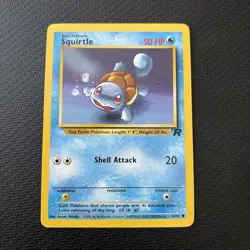Squirtle 68/82 | Team Rocket | Non Holo Pokemon Card Near mint - Image 1