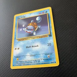 Squirtle 68/82 | Team Rocket | Non Holo Pokemon Card Near mint - Image 3