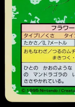 BELLSPROUT TOPSUN BLUE BACK JAPANESE POKEMON TCG - Image 4
