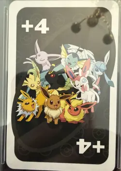 PSA 10 2020 UNO POKEMON JAPANESE BACK-WILD-DRAW 4 EEVEELUTIONS - Image 2