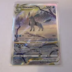 Pokemon Glaceon VSTAR GG40/GG70 Crown Zenith Galarian Gallery Ultra Rare Holo - Image 1