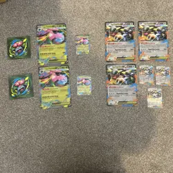 Mega Venusaur Ex MEP 013 Pokemon Card, Lenticular Jumbo Holo Promo 3D & Sticker - Image 1