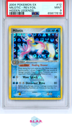 MILOTIC POKEMON 12/101 2004 HIDDEN LEGENDS REVERSE HOLO ENGLISH PSA 9 - Image 1