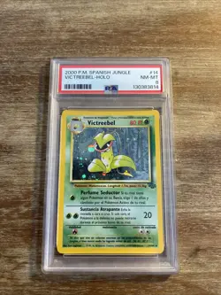 PSA 8 Spanish Victreebel 2000 Jungle 14/64 Holo Pokemon Card - Image 1