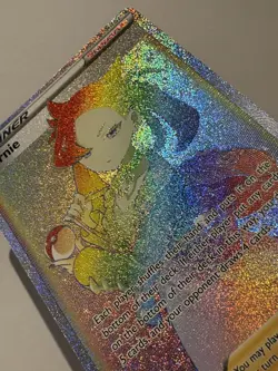 Pokemon Marnie Card Sword & Shield Base Set 208/202 Secret Rare Rainbow Holo NM - Image 4