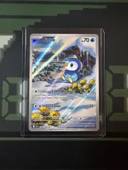 Pokemon TCG Piplup 098/094 Full Art Phantasmal Flames Card - Image 1