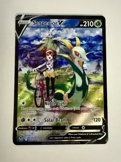 SERPERIOR V 2022 POKEMON SWSH SILVER TEMPEST TRAINER GALLERY TG13/TG30 Q5686 - Image 1