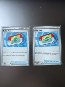 Poke Pad 198/217 (2x) Ascended Heroes Pokemon Mega Evolution TCG - Image 1