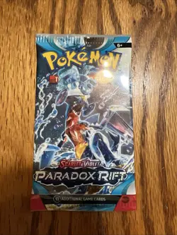2024 Pokemon Scarlett & Violet Paradox Rift Booster Pack (10 Trading Cards) - Image 1