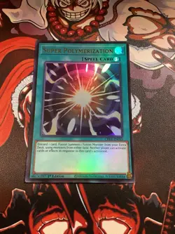 Super Polymerization CH01-EN033 Ultra Rare 1st Edition NM Yugioh - Image 1
