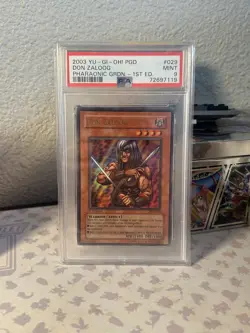 2003 Yu-Gi-Oh! PSA 9 Don Zaloog - PGD-029 - Ultra Rare 1st Edition - Image 1