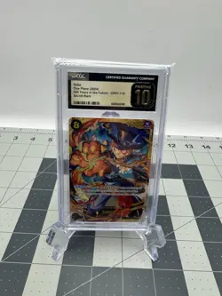 One Piece TCG CGC Pristine 10 Sabo OP07-118 Secret Rare - Image 1